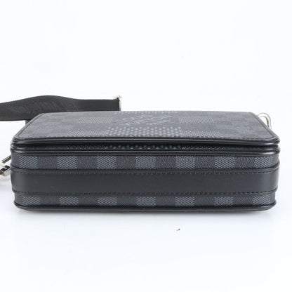 Louis Vuitton Damier Graphite 3D Studio Messenger Leather Shoulder Bag With