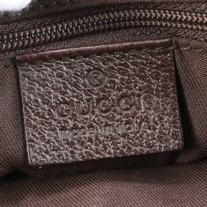 Gucci GG Canvas Eclipse Leather Tote Bag Shoulder 121023 Brown Women's CEE