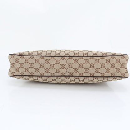 Gucci GG Canvas Eclipse Leather Tote Bag Shoulder 121023 Brown Women's CEE