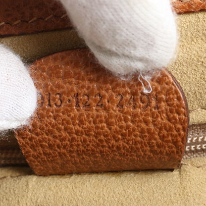 Vintage Gucci Bamboo Vanity Leather 2WAY Shoulder Bag Crossbody 013 122 2491