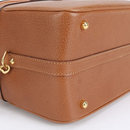 Vintage Gucci Bamboo Vanity Leather 2WAY Shoulder Bag Crossbody 013 122 2491