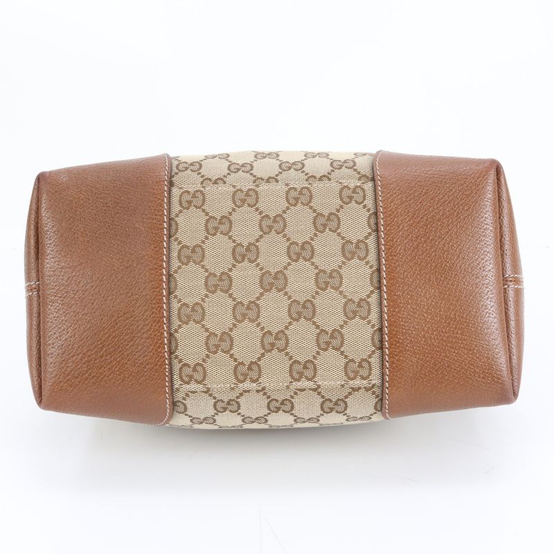 Gucci GG Canvas Bree 353120 Leather 2WAY Shoulder Bag Crossbody Hand Tote A4