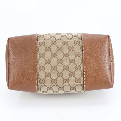 Gucci GG Canvas Bree 353120 Leather 2WAY Shoulder Bag Crossbody Hand Tote A4