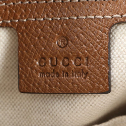 Gucci GG Canvas Bree 353120 Leather 2WAY Shoulder Bag Crossbody Hand Tote A4