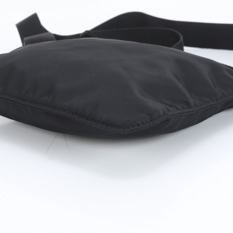 Prada Tessuto Nylon Triangle Logo Leather Shoulder Bag Crossbody Messenger Men