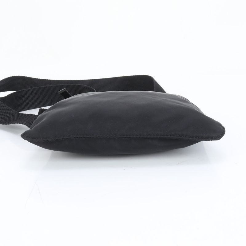 Prada Tessuto Nylon Triangle Logo Leather Shoulder Bag Crossbody Messenger Men