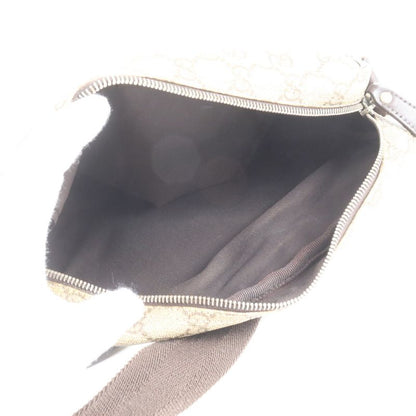 Gucci GG Supreme Leather Shoulder Bag Crossbody Messenger 201448 Brown Fashionab