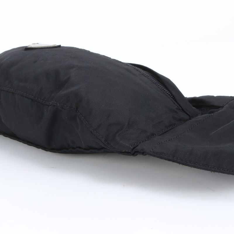 Prada Tessuto Nylon Triangle Logo 2WAY Body Bag Crossbody Body Waist Pouch Men