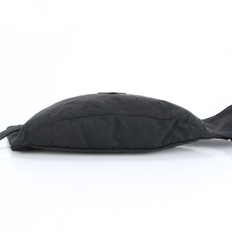 Prada Tessuto Nylon Triangle Logo 2WAY Body Bag Crossbody Body Waist Pouch Men