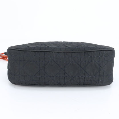 Christian Dior Cannage Chain Shoulder Bag Shoulder One Shoulder Black Women's