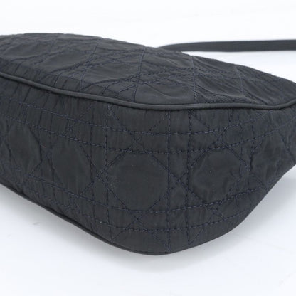 Christian Dior Cannage Chain Shoulder Bag Shoulder One Shoulder Black Women's