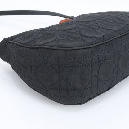 Christian Dior Cannage Chain Shoulder Bag Shoulder One Shoulder Black Women's