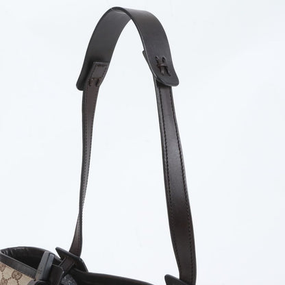 Gucci GG Canvas Leather Tote Bag Shoulder 106241 Hand Brown Women CEE Db17-9
