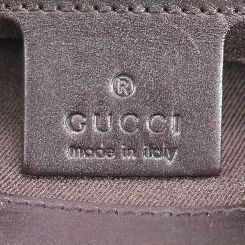 Gucci GG Canvas Leather Tote Bag Shoulder 106241 Hand Brown Women CEE Db17-9