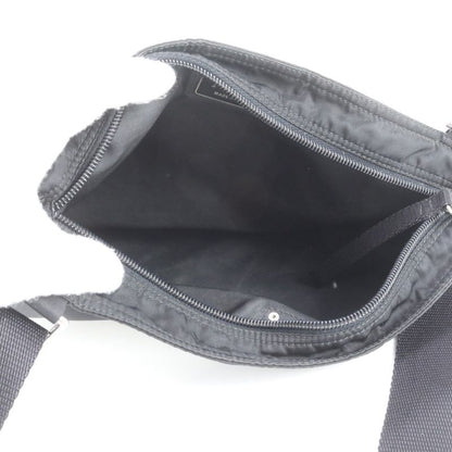 Prada Tessuto Nylon Triangle Logo Leather Shoulder Bag Crossbody Messenger Men