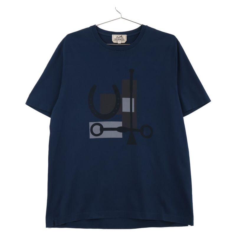 Hermes 100% Cotton Printed T-Shirt M