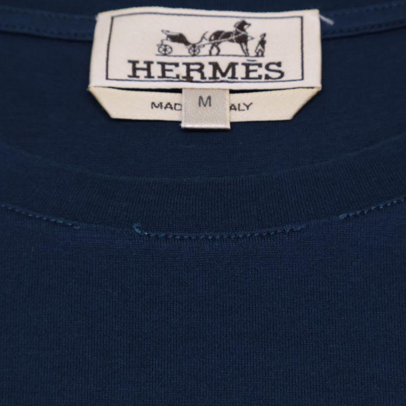 Hermes 100% Cotton Printed T-Shirt M