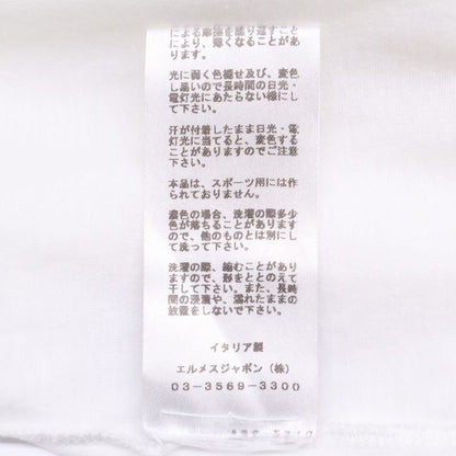 Hermes 82-5710 Cotton Horse Print T-Shirt Cut and Sewn M