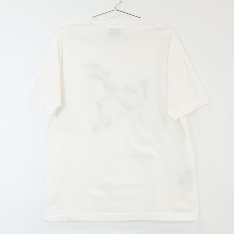 Hermes 82-5710 Cotton Horse Print T-Shirt Cut and Sewn M