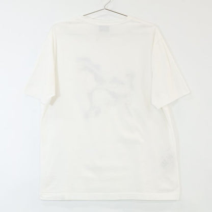 Hermes 82-5710 Cotton Horse Print T-Shirt Cut and Sewn M