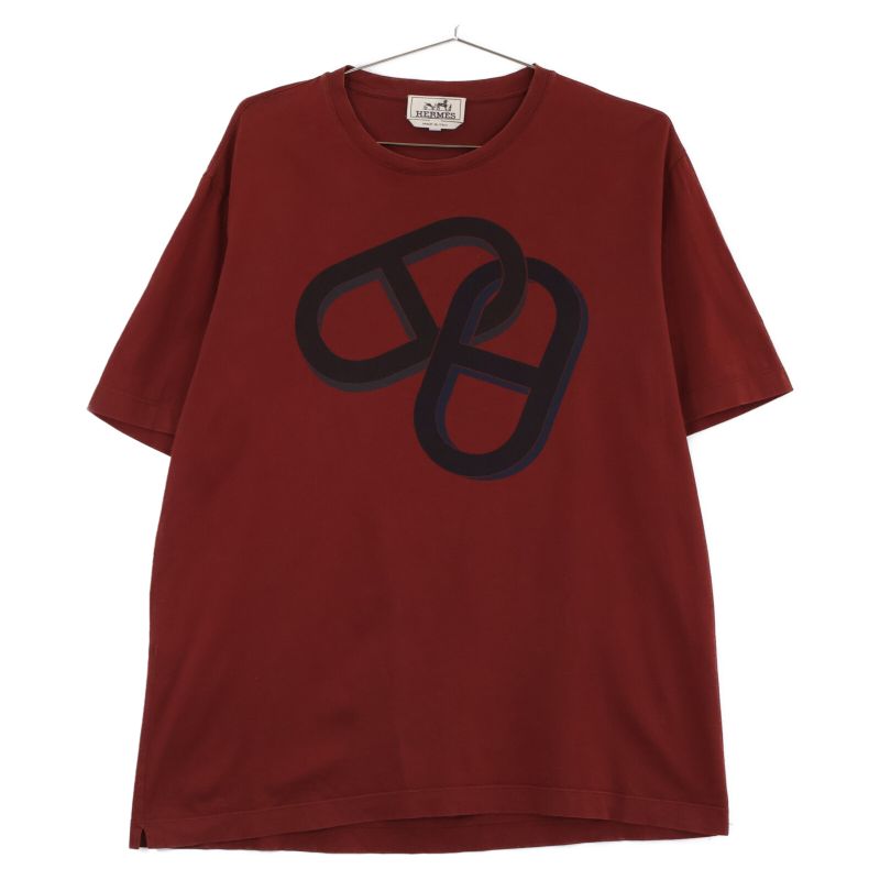 Hermes 100% Cotton Chaine D'ancre T-Shirt Cut and Sewn M