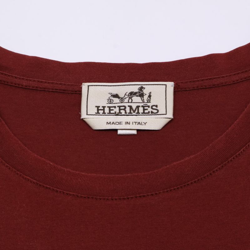 Hermes 100% Cotton Chaine D'ancre T-Shirt Cut and Sewn M