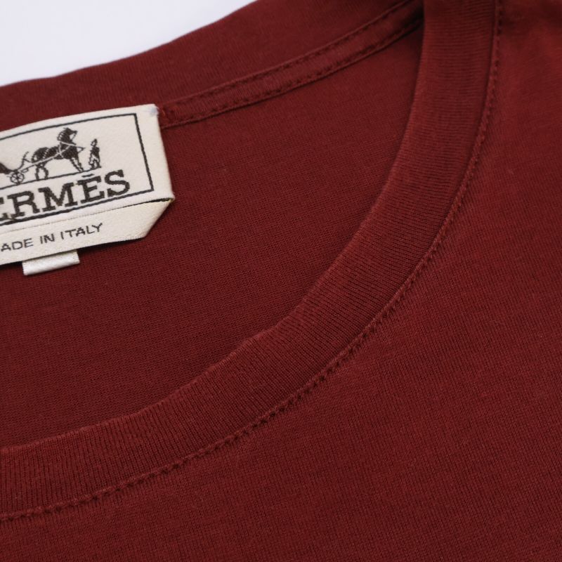 Hermes 100% Cotton Chaine D'ancre T-Shirt Cut and Sewn M