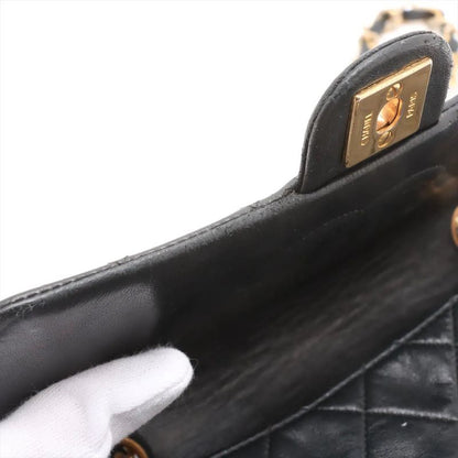 Chanel Mini Matelasse Lambskin Leather Chain Shoulder Bag With Serial Seal