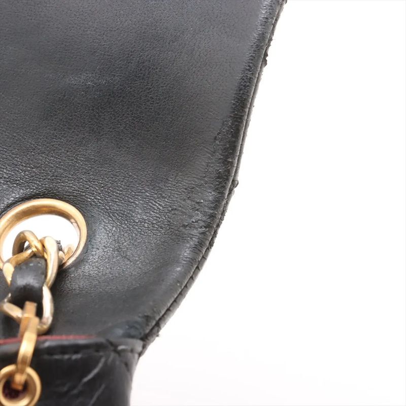 Chanel Mini Matelasse Lambskin Leather Chain Shoulder Bag With Serial Seal