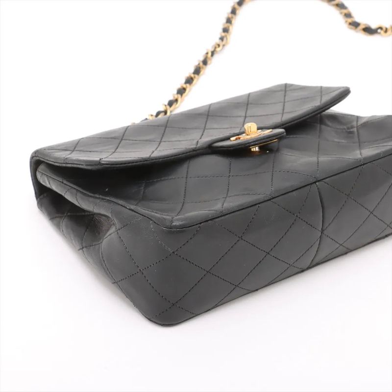 Chanel Mini Matelasse Lambskin Leather Chain Shoulder Bag With Serial Seal