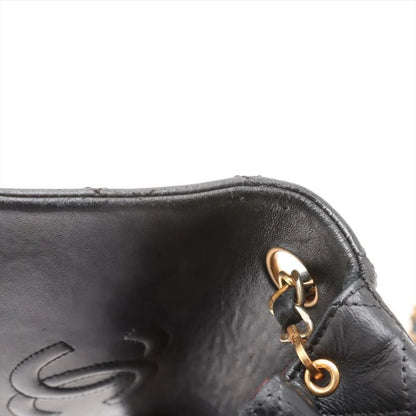 Chanel Mini Matelasse Lambskin Leather Chain Shoulder Bag With Serial Seal