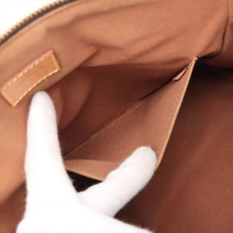 Louis Vuitton Monogram Tivoli GM M40144 Leather Tote Bag Shoulder Brown Women