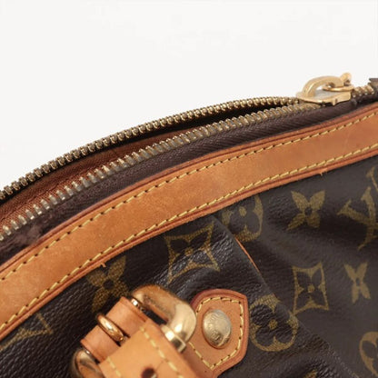 Louis Vuitton Monogram Tivoli GM M40144 Leather Tote Bag Shoulder Brown Women