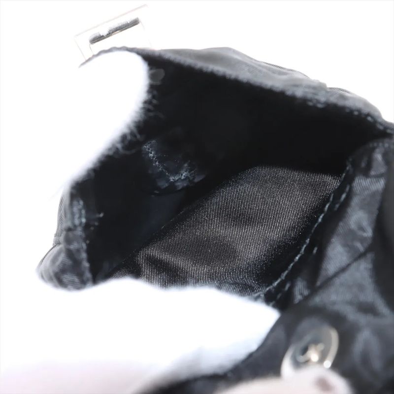 Prada Tessuto Nylon Triangle Logo Leather Backpack Sac Backpack Women EEE Db54-9