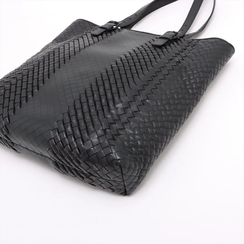 Bottega Veneta Intrecciato Braided Leather Tote Bag Shoulder Business Commute