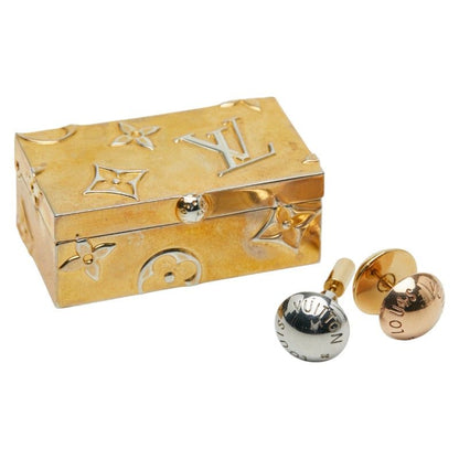 Louis Vuitton Bourgelle Crew Study 3-Color Stud M64897 Gold Silver Pink Gold