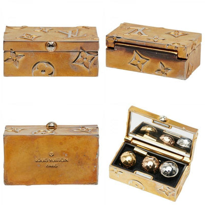 Louis Vuitton Bourgelle Crew Study 3-Color Stud M64897 Gold Silver Pink Gold