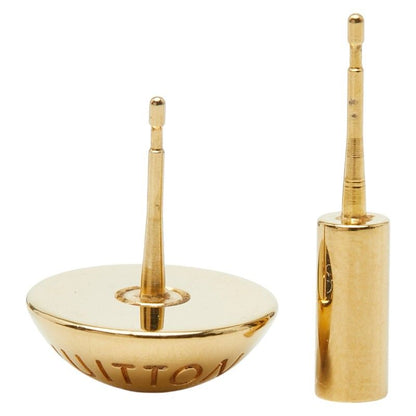 Louis Vuitton Bourgelle Crew Study 3-Color Stud M64897 Gold Silver Pink Gold