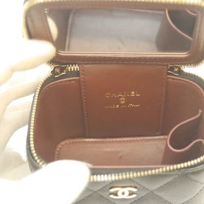 Chanel No 32 Ap2158 Black Caviar Ghardware Mini Vanity Shoulder