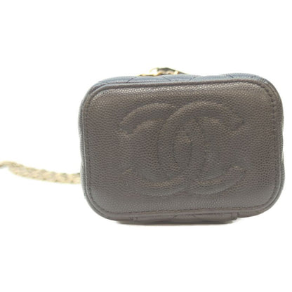 Chanel No 32 Ap2158 Black Caviar Ghardware Mini Vanity Shoulder