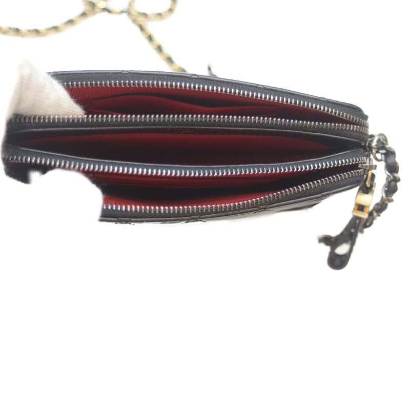 Chanel No 24 A94505 Black Gabrielle Aged Calf Chain Shoulder