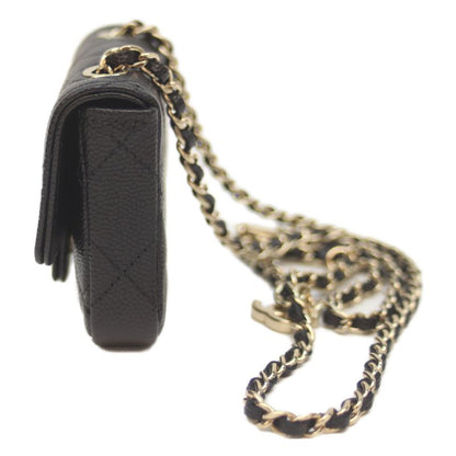 Chanel No 31 Ap1952 Black Caviar Ghardware Mini Belt Bag