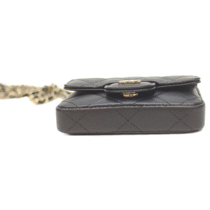 Chanel No 31 Ap1952 Black Caviar Ghardware Mini Belt Bag