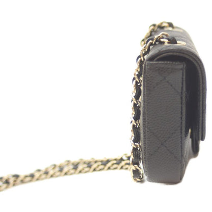 Chanel No 31 Ap1952 Black Caviar Ghardware Mini Belt Bag