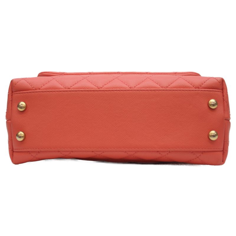 Chanel 27 No A92990 Pink Caviar Ghardware Coco Handle XS 24