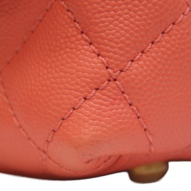 Chanel 27 No A92990 Pink Caviar Ghardware Coco Handle XS 24