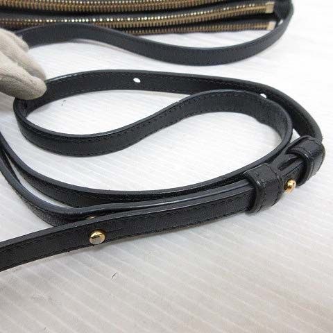 Celine Trio Large Shoulder Bag Leather Crossbody Black Storage with Bag Aa