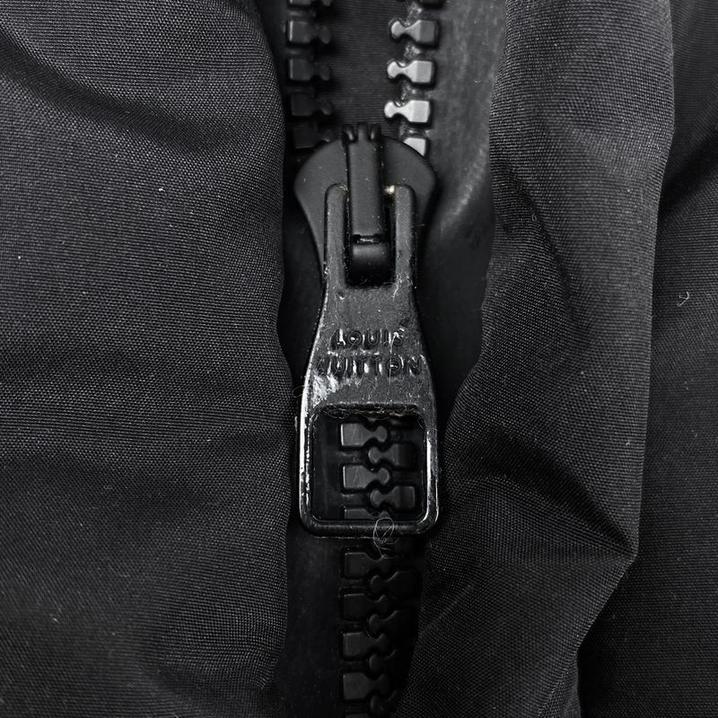 Louis Vuitton Logo Button Vest Cut Replacement Outerwear Other Jacket Black