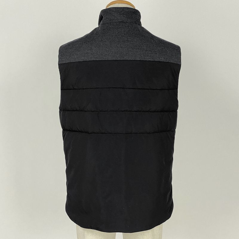 Louis Vuitton Logo Button Vest Cut Replacement Outerwear Other Jacket Black