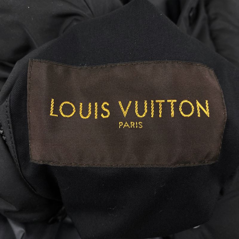 Louis Vuitton Logo Button Vest Cut Replacement Outerwear Other Jacket Black